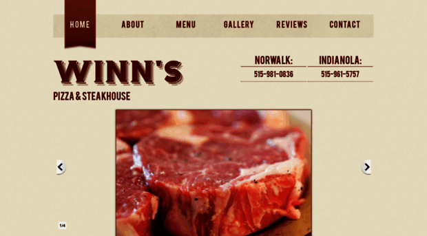 winnspizzaandsteakhouse.com