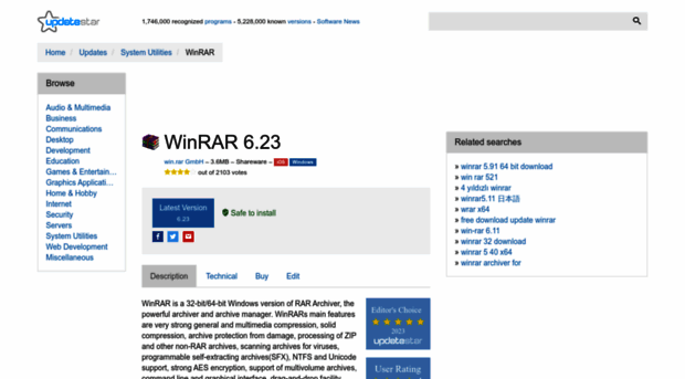 winrar.updatestar.com