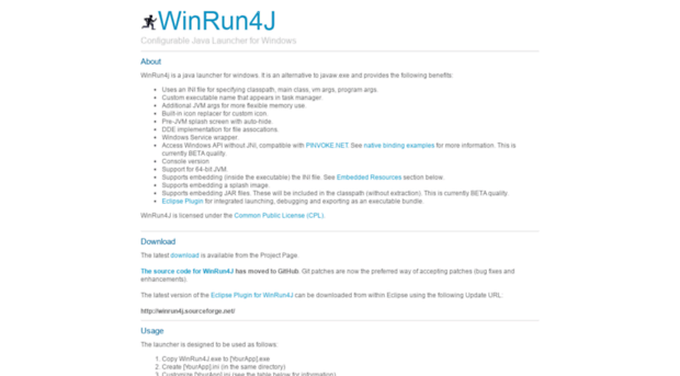 winrun4j.sourceforge.net