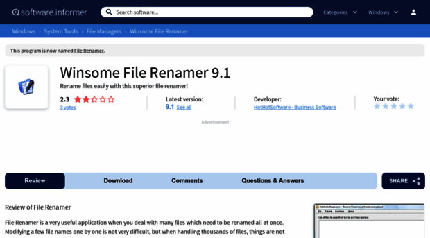 winsome-file-renamer.software.informer.com