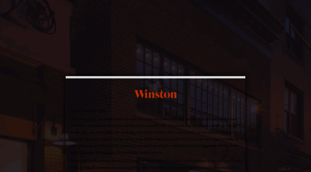 winstonrestaurant.com