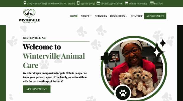 wintervilleanimalcare.com