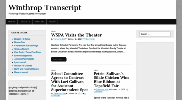 winthroptranscript.com