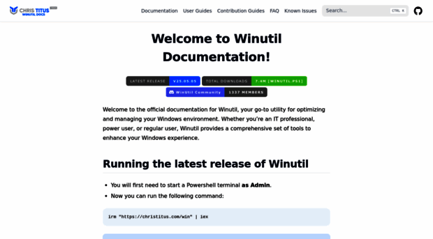 winutil.christitus.com