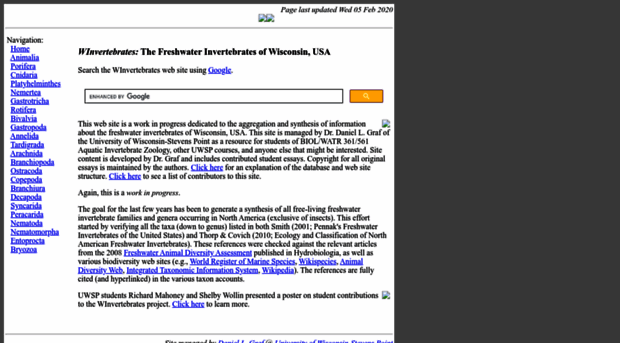 winvertebrates.uwsp.edu