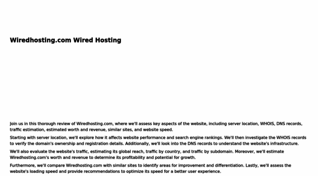 wiredhosting.com.ipaddress.com