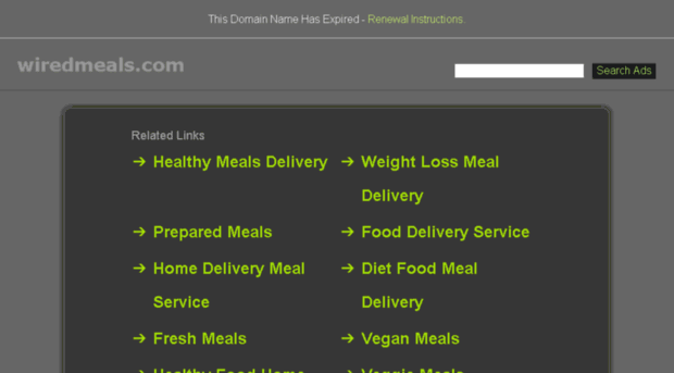 wiredmeals.com