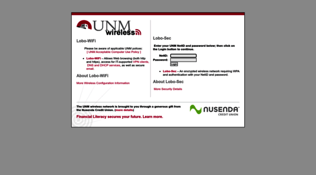wireless.unm.edu