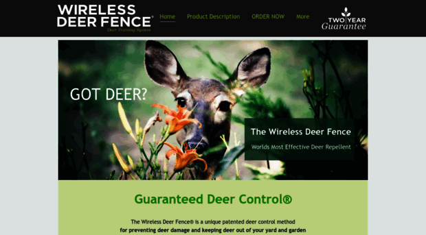 wirelessdeerfence.com