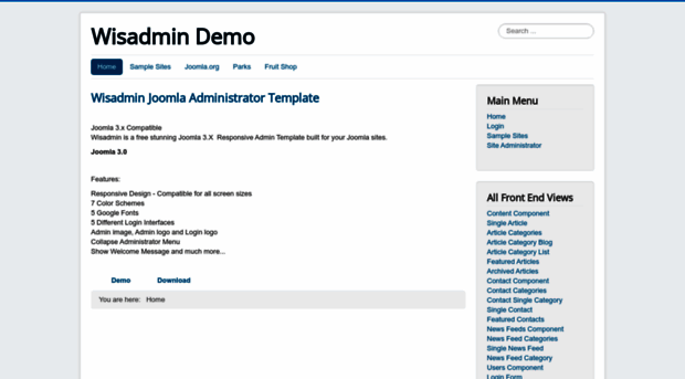 wisadmin.joomlatema.net