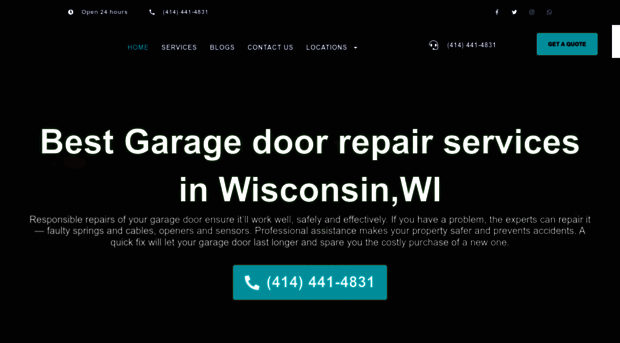 wisconsingaragedoorrepair.com