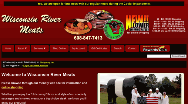 wisconsinrivermeats.com