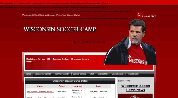 wisconsinsoccercamp.com