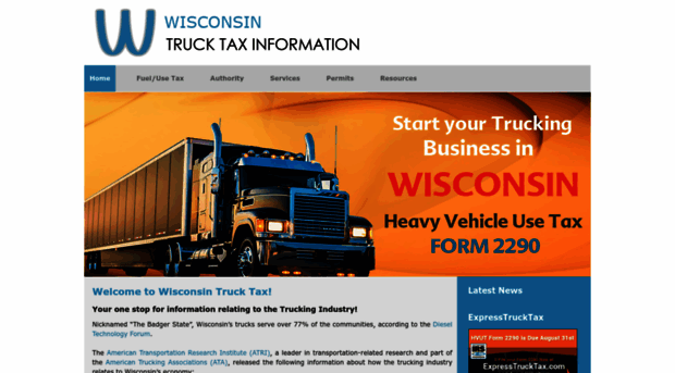 wisconsintrucktax.info