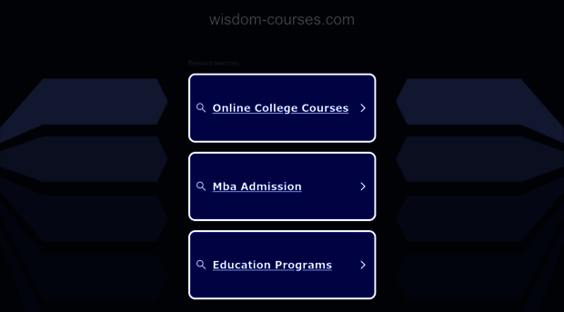 wisdom-courses.com
