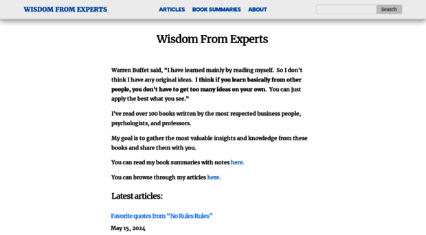 wisdomfromexperts.com