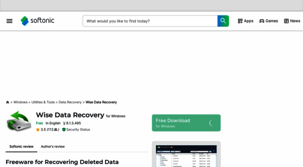 wise-data-recovery.en.softonic.com