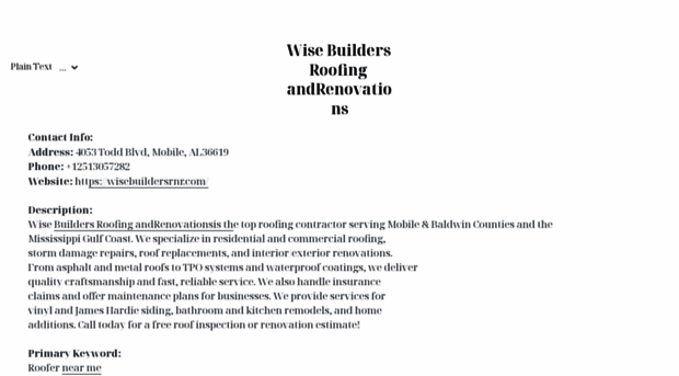 wisebuildersr.mystrikingly.com