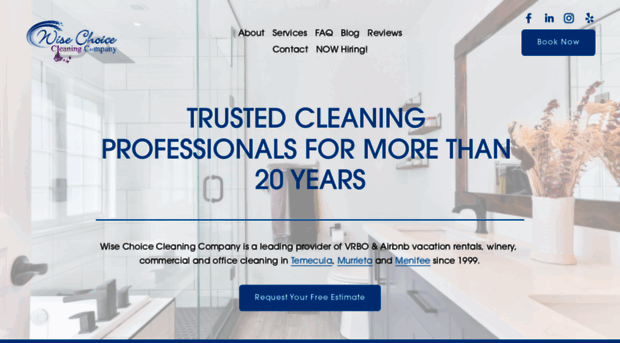 wisechoicecleaningcompany.com