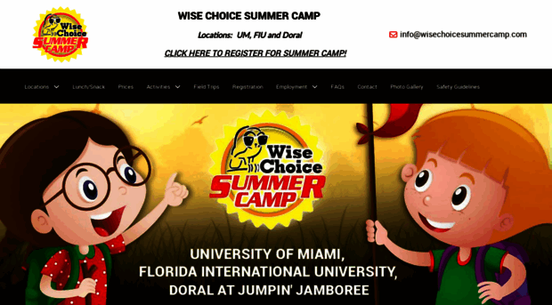 wisechoicesummercamp.com