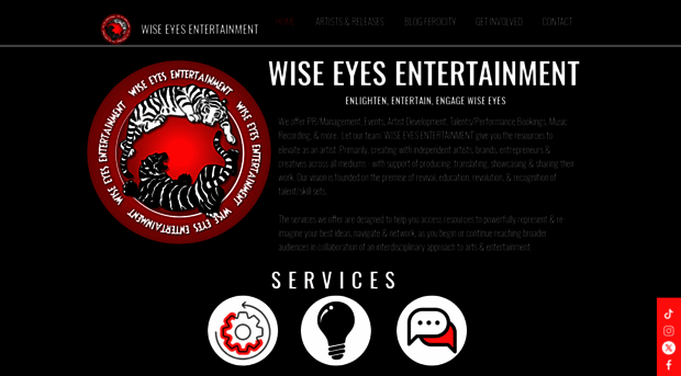 wiseeyesentertainment.com