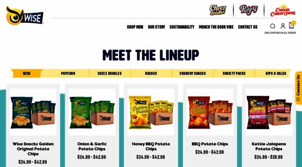 wisesnacks.com