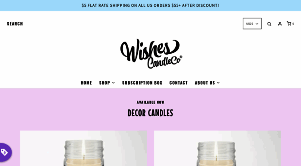 wishescandleco.com