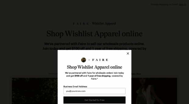 wishlistapparel.faire.com