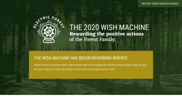 wishmachine.electricforestfestival.com