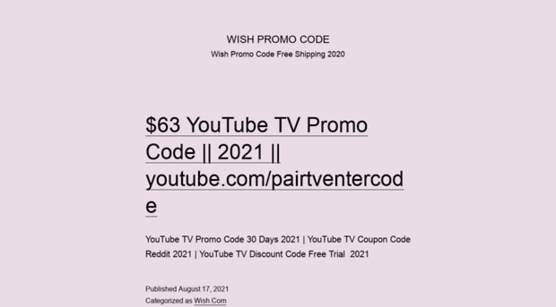 wishpromocode.ca