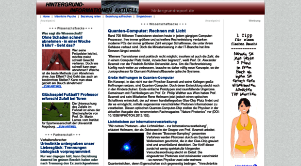 wissenschaft2.hintergrundreport.de