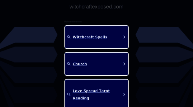 witchcraftexposed.com