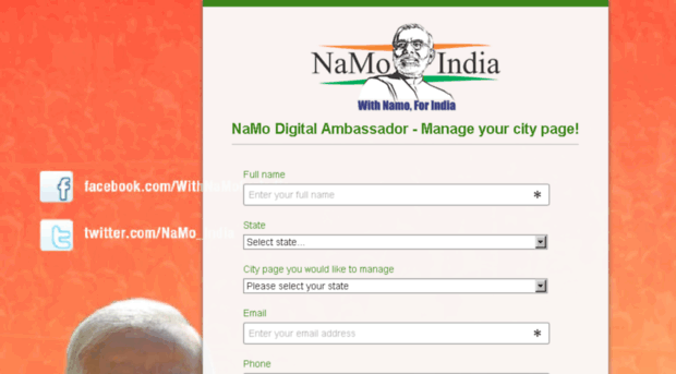 withnamoforindia.in