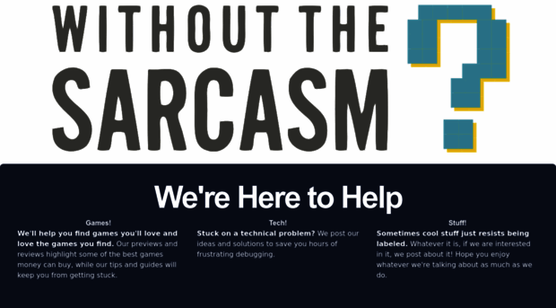 withoutthesarcasm.com