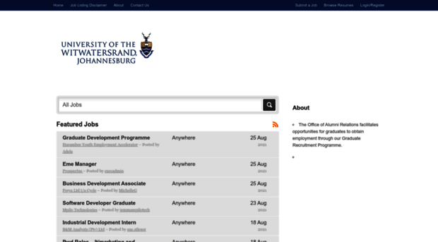 wits.alumnicareers.co.za