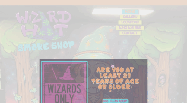 wizardhatsmokeshop.com