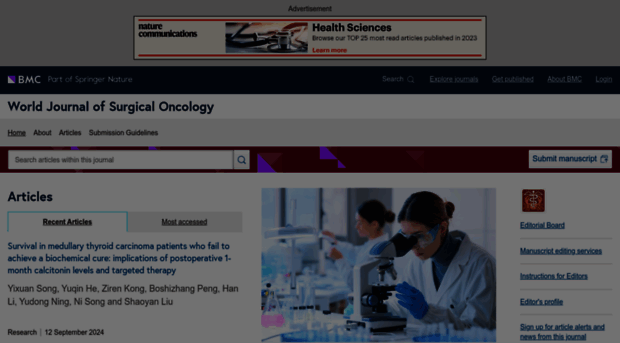 wjso.biomedcentral.com