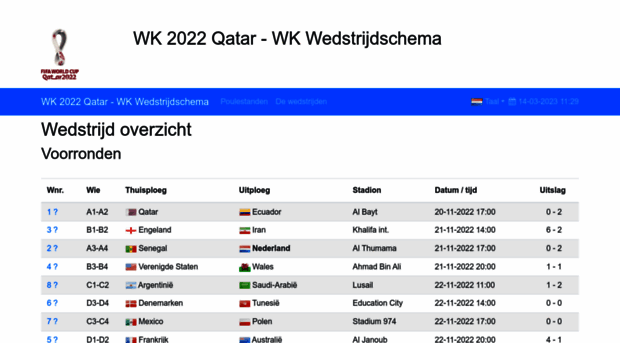 wkwedstrijdschema.nl