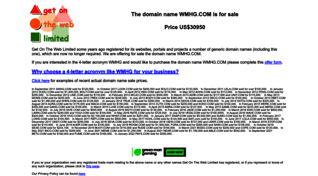 wmhg.com