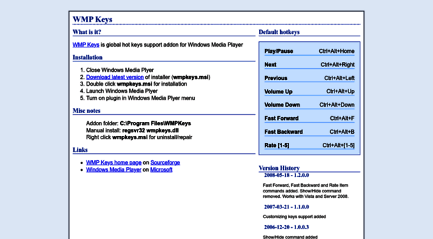 wmpkeys.sourceforge.net