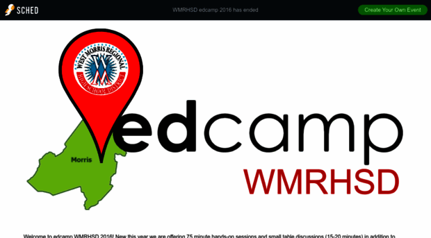 wmrhsdedcamp2016.sched.org