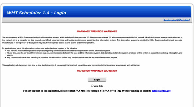 wmtscheduler.faa.gov