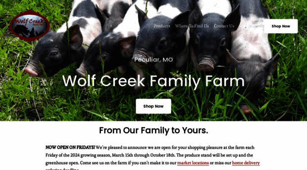 wolfcreekfamilyfarm.com