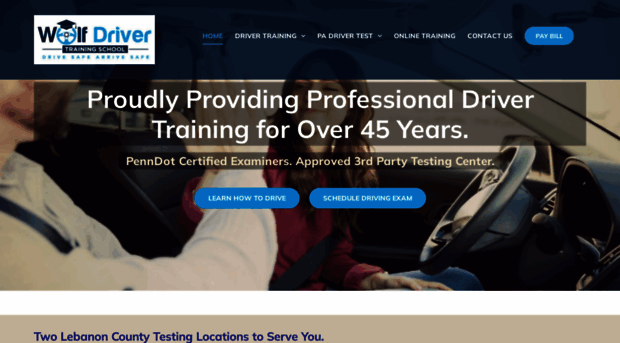 wolfdrivingschool.com