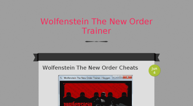 wolfensteinthenewordertrainer.wordpress.com