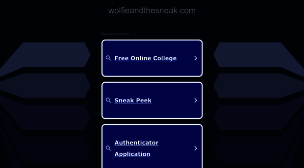 wolfieandthesneak.com