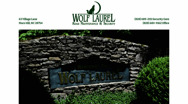 wolflaurelroadsandsecurity.com