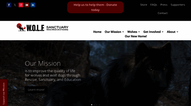 wolfsanctuary.co