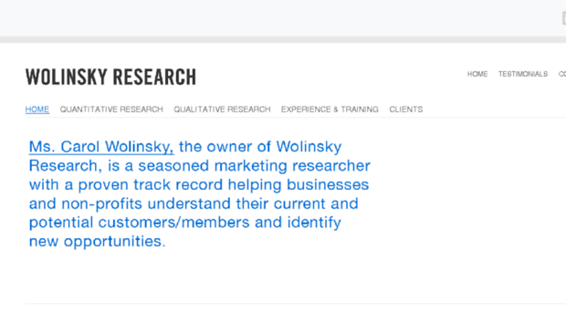 wolinsky-research.com