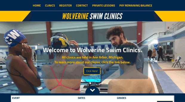 wolverineswimcamp.com